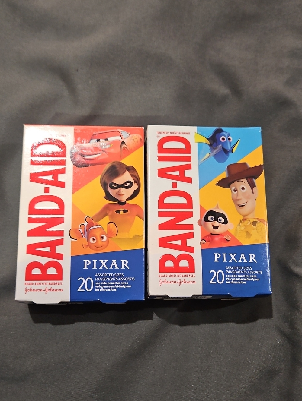 PIXAR Kids Adhesive Bandages - Blue & Yellow